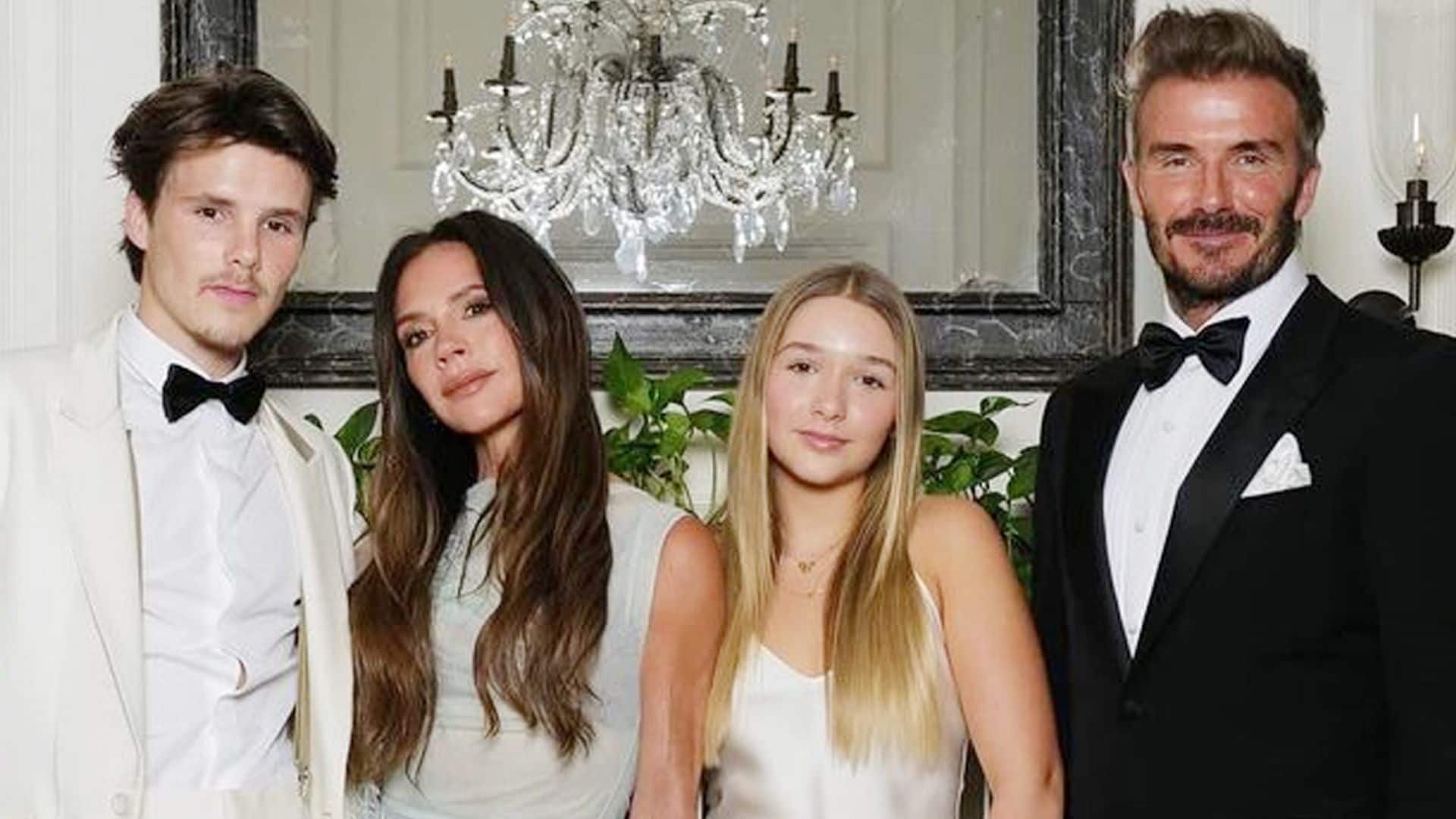 Mucho más rubia y maquillaje 'glossy': así es el nuevo estilo de Harper Beckham