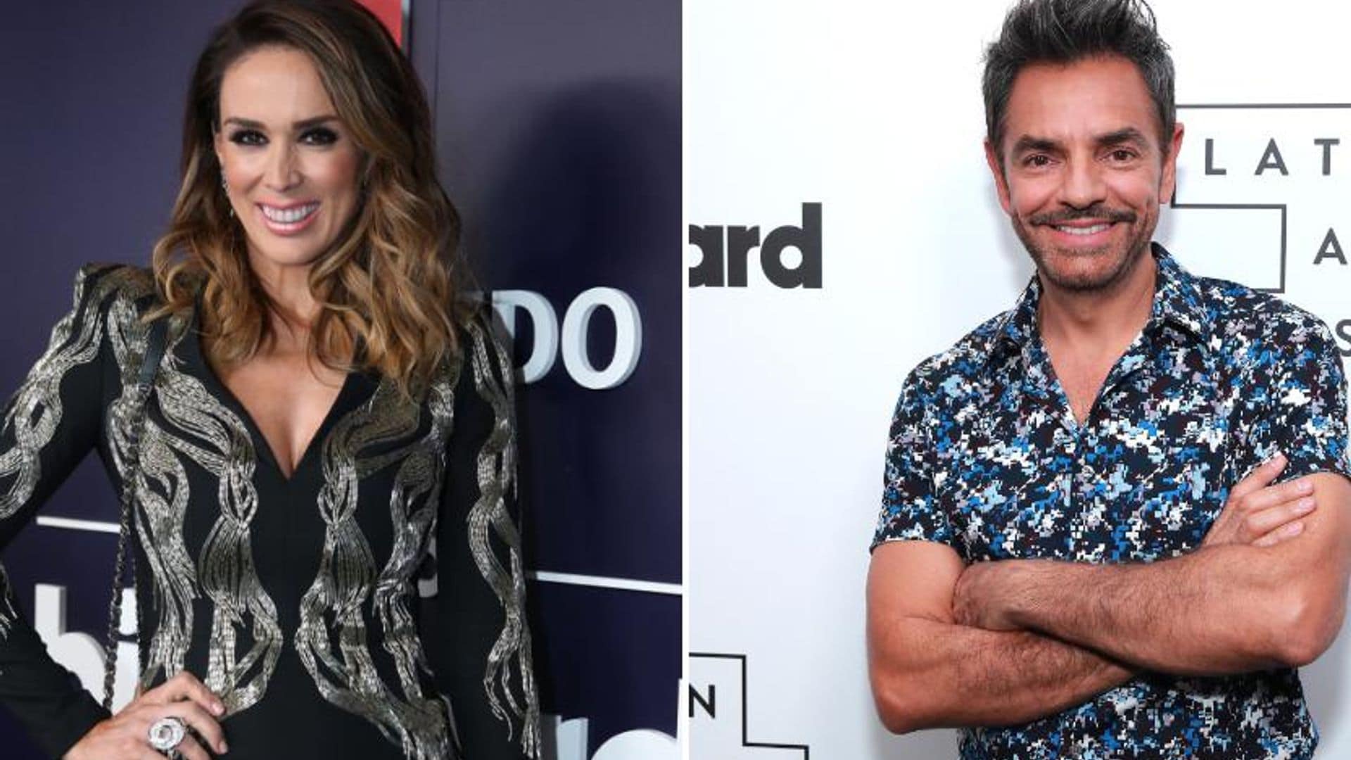 Eugenio Derbez y Jacky Bracamontes muestran su lado más divertido en los ensayos de los Latin AMAs