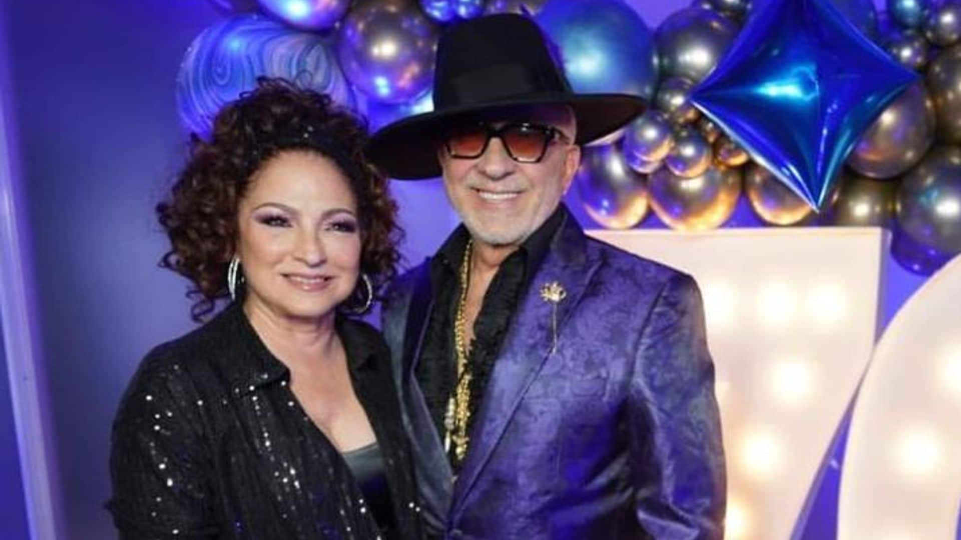 Emilio Estefan celebra su cumpleaños 70 con tremenda fiesta, ¡hasta cantó Gloria Gaynor!
