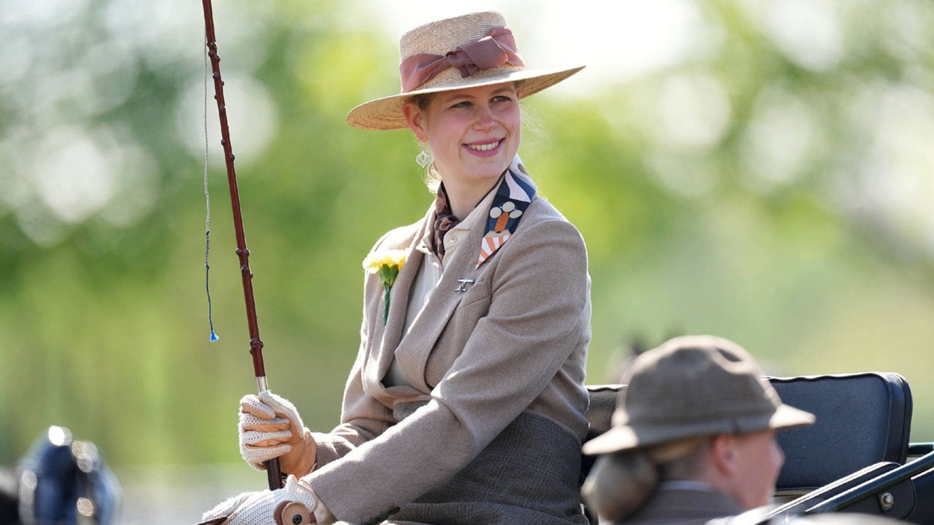Lady Louise Windsor, primer acto público del año con emotivo gesto hacia su madre