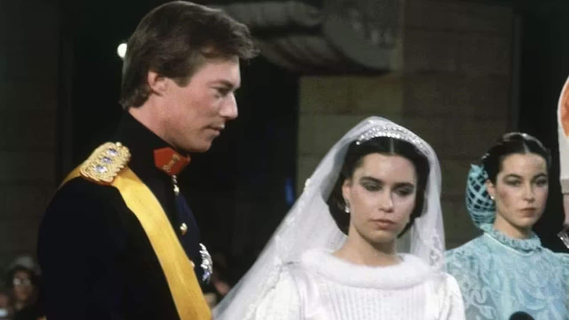 Recordamos la boda de los Grandes Duques de Luxemburgo: un vestido de novia inspirado en una reina española y una tiara con 161 piedras