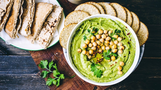 Hummus de aguacate