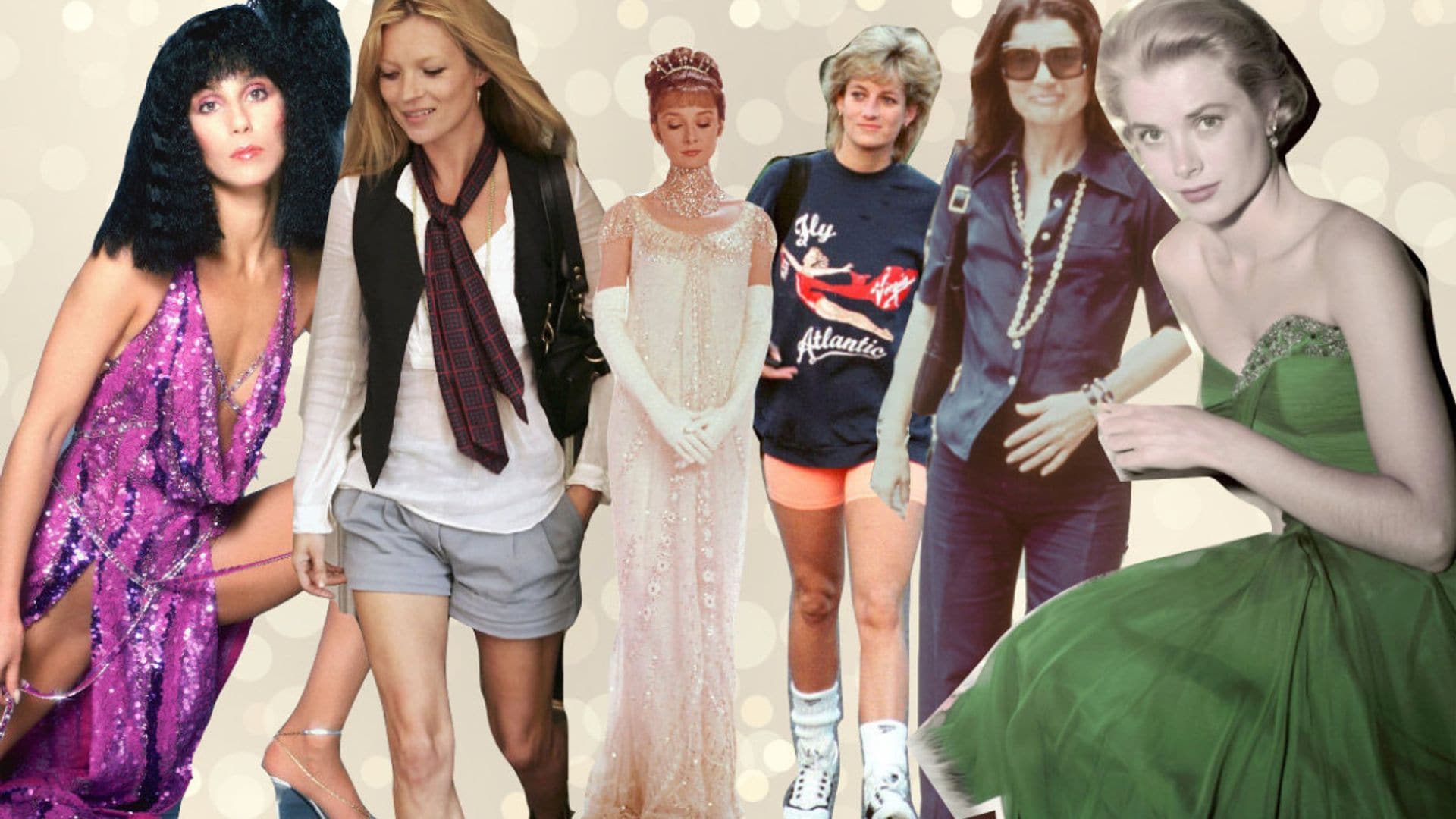 Diana de Gales, Grace Kelly, Kate Moss... ¿Qué icono de la moda serías según tu estilo?