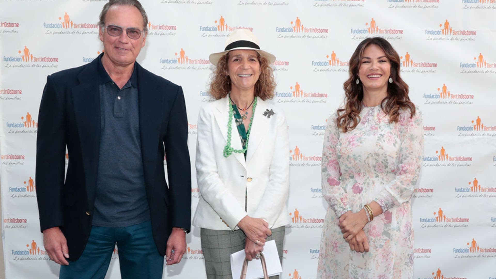 Bertín y Fabiola juntos de nuevo por su hijo y con el apoyo de la infanta Elena