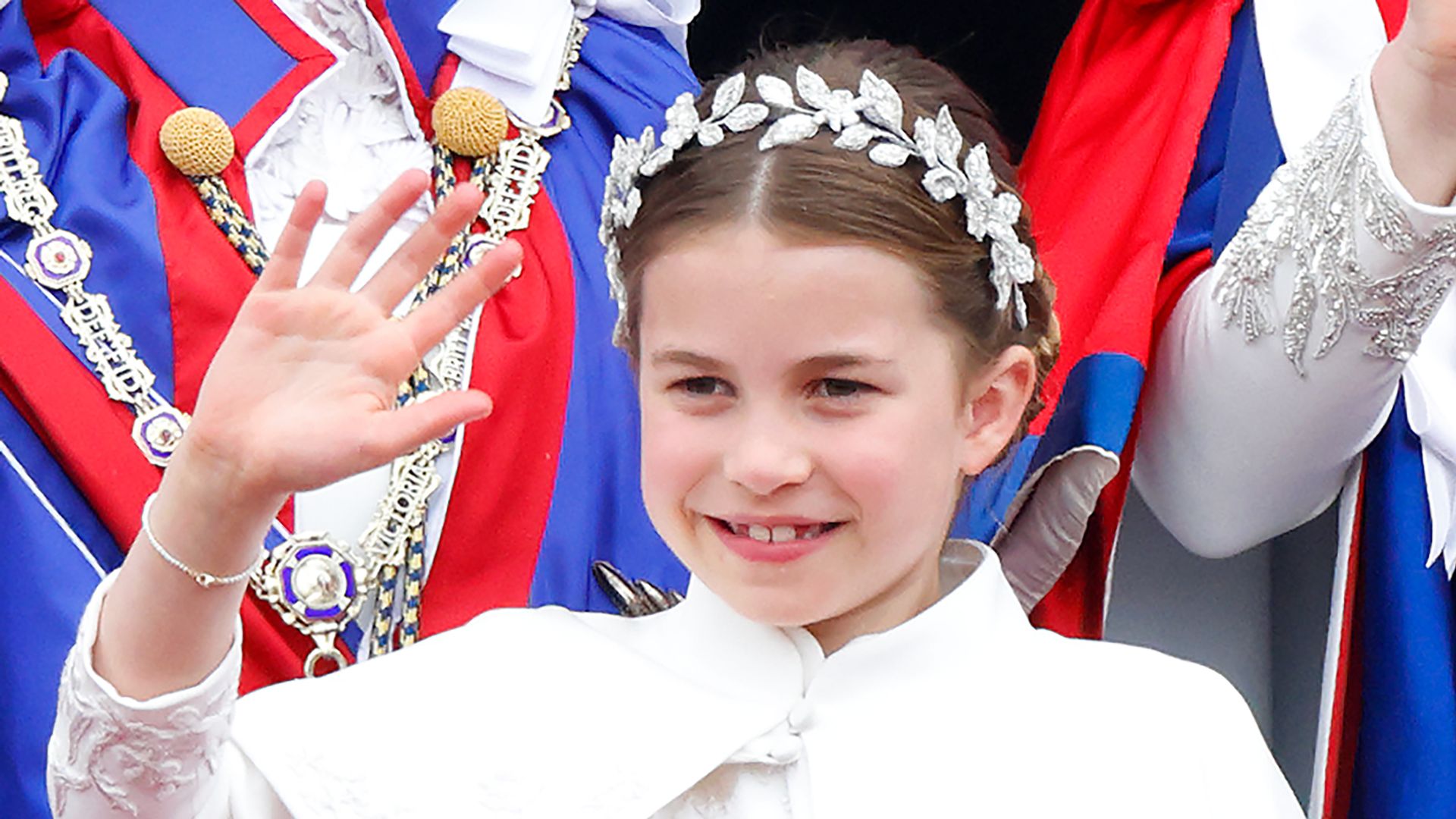 La princesa Charlotte el día de la coronación de Carlos III.