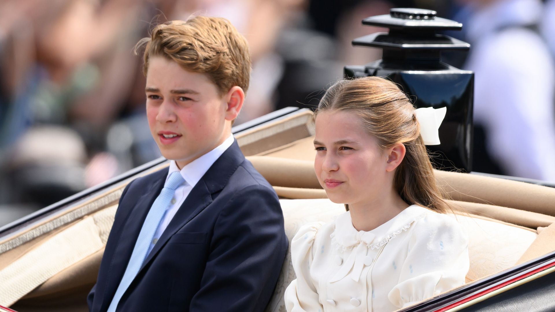 El príncipe George y la princesa Charlotte 