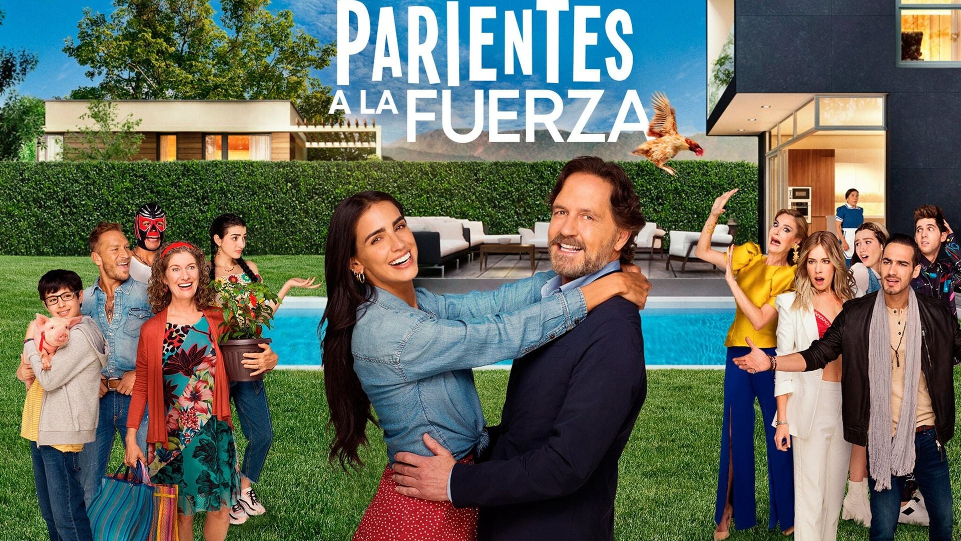 Bárbara de Regil y Guy Ecker, en su regreso a la televisión, son ‘Parientes a la Fuerza’
