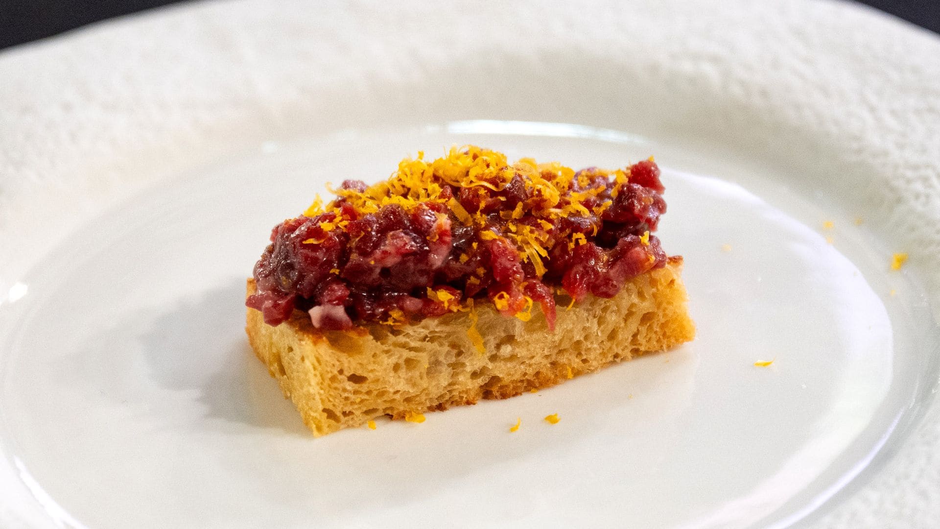El Steak Tartar ganador, del restaurante madrileño Varra.