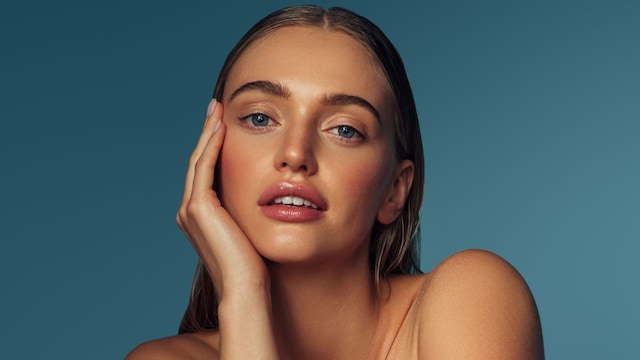 Portrait of a beautiful woman with natural make-up