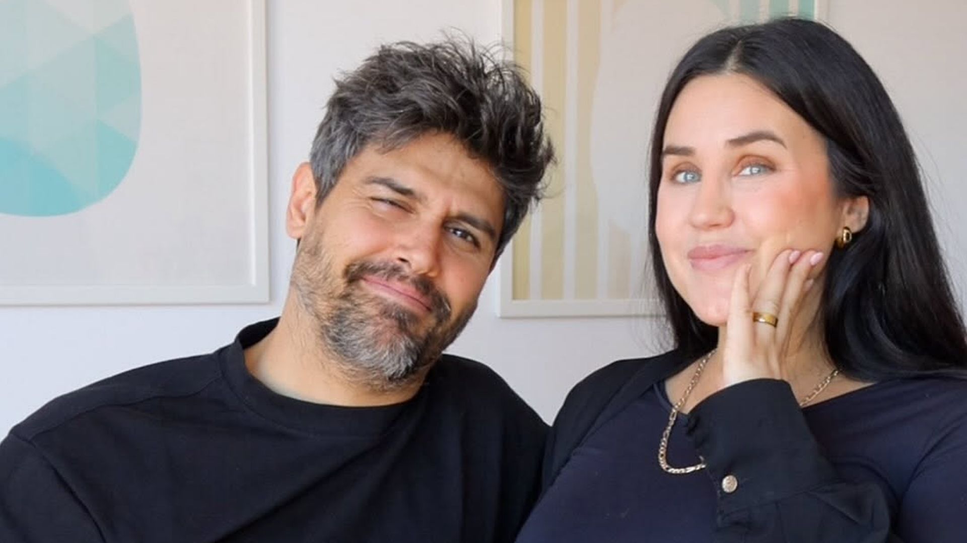 Patry Jordan y su pareja, Carlos, en una imagen de redes sociales