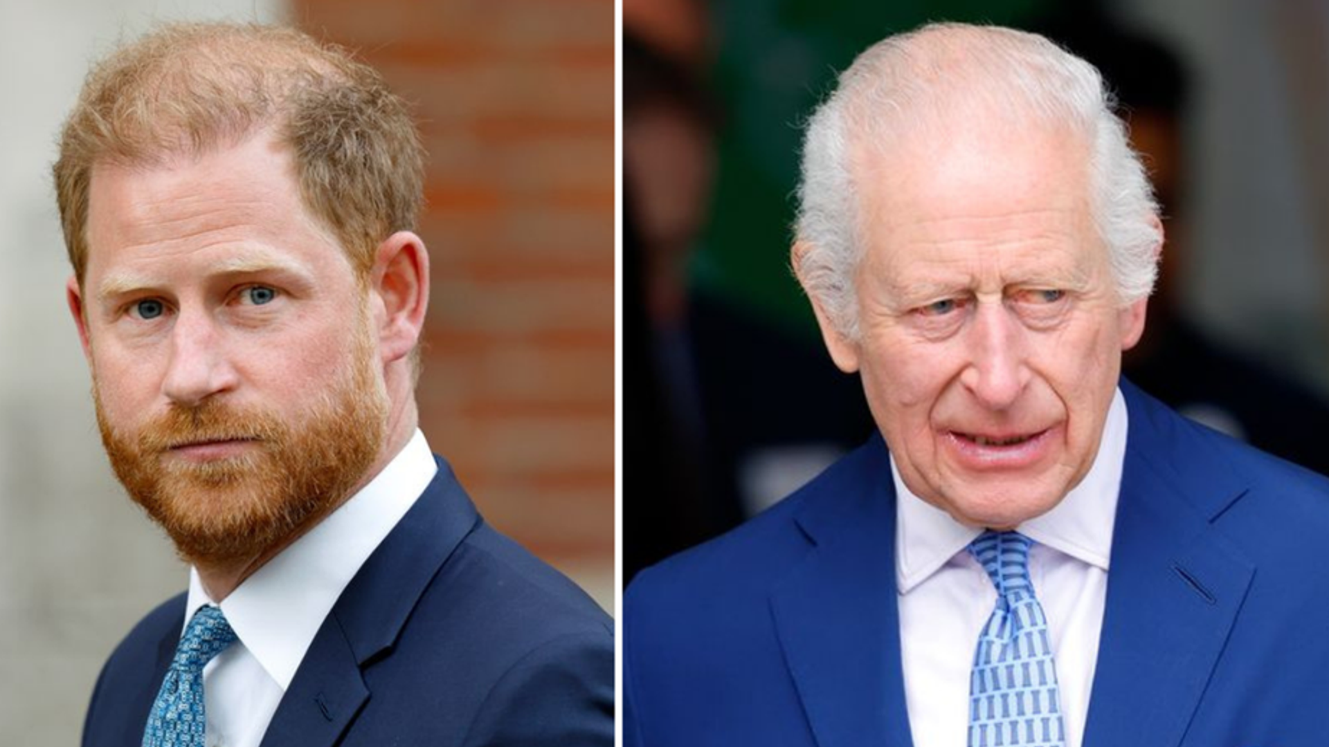 El príncipe Harry y su padre, el rey Carlos III