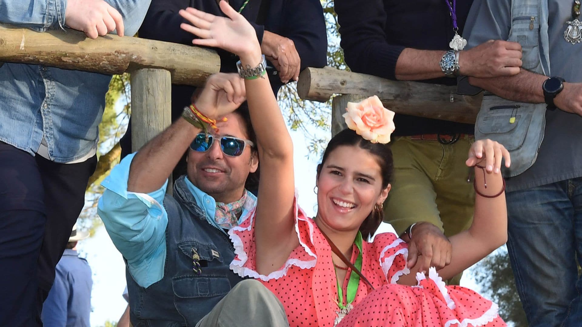 Cayetana Rivera, la viva imagen de su abuela Carmina en El Rocío