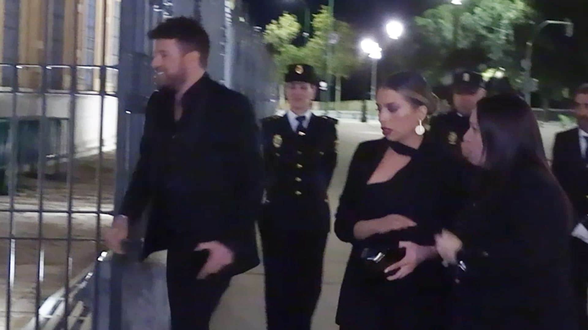 Pablo López consolida su relación con Laura Rubio en una de sus noches más importantes