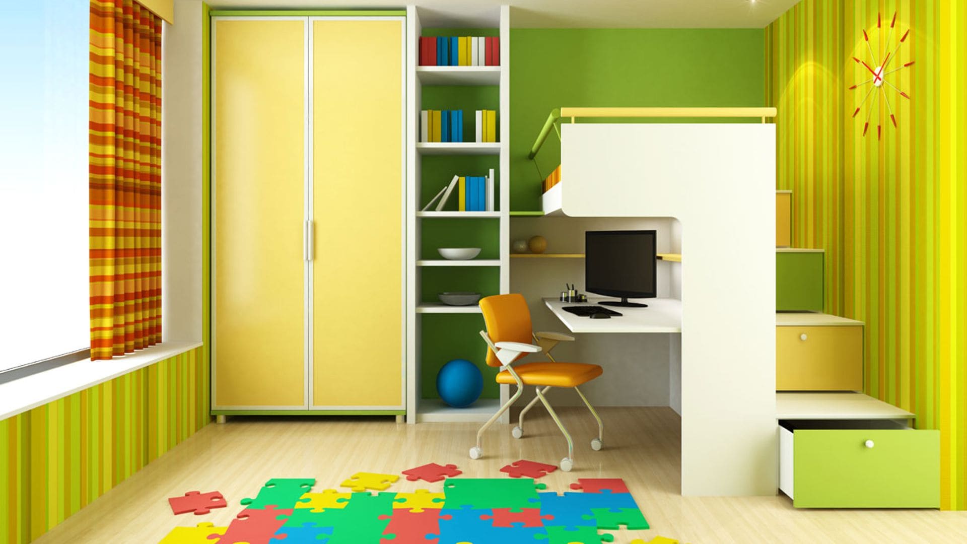 Escritorios infantiles prácticos y originales