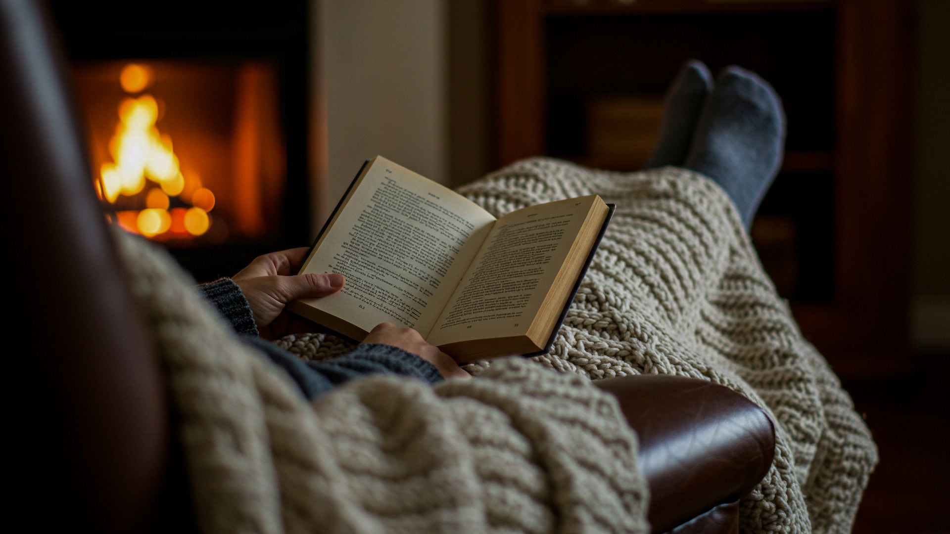 Calefacción en casa en invierno