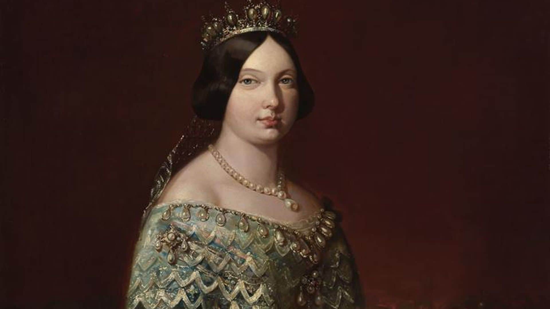 Isabel II en un retrato icónico del Banco de España 