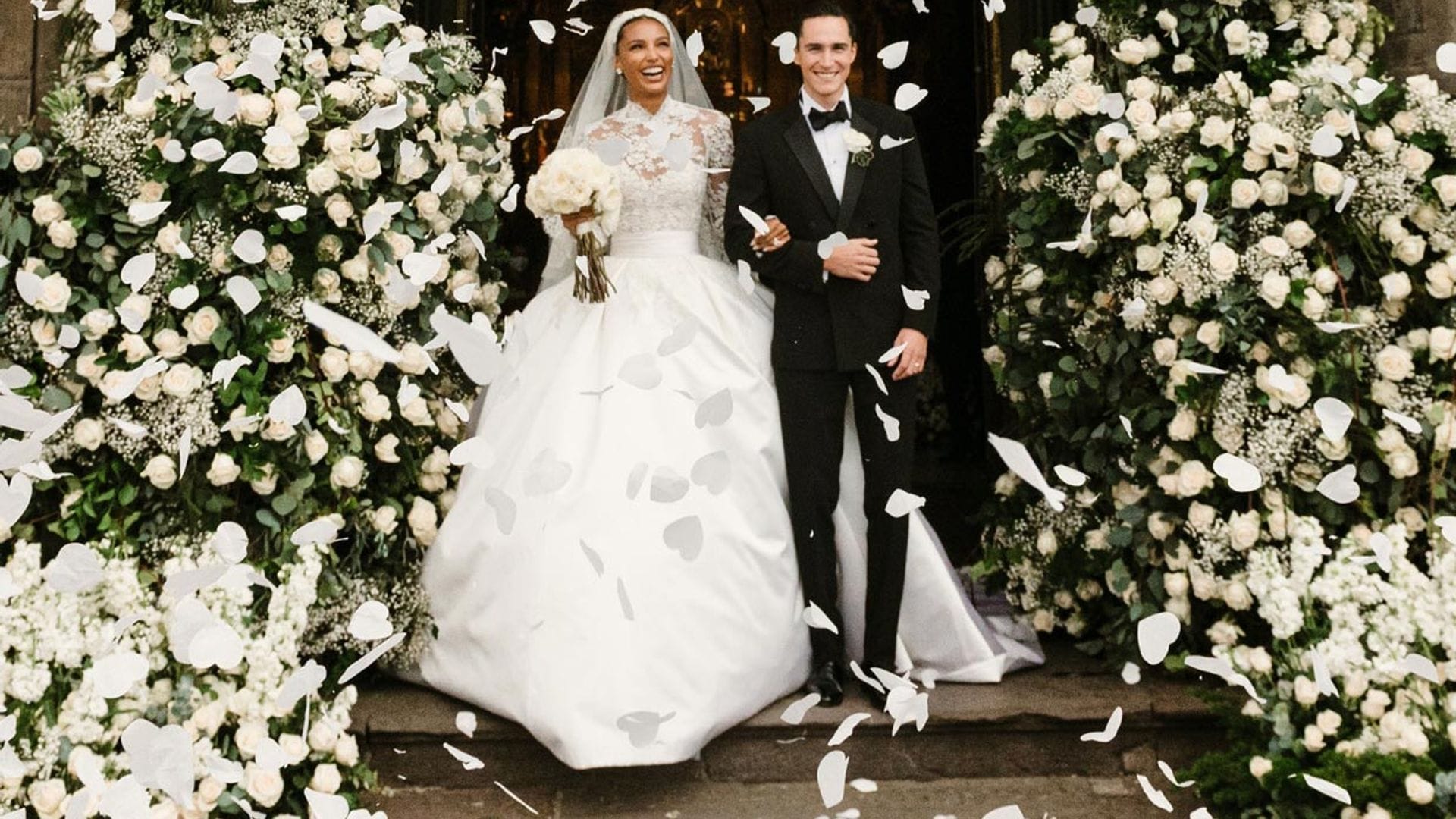 La espectacular boda de Jasmine Tookes en Ecuador con un vestido de novia inspirado en Grace Kelly