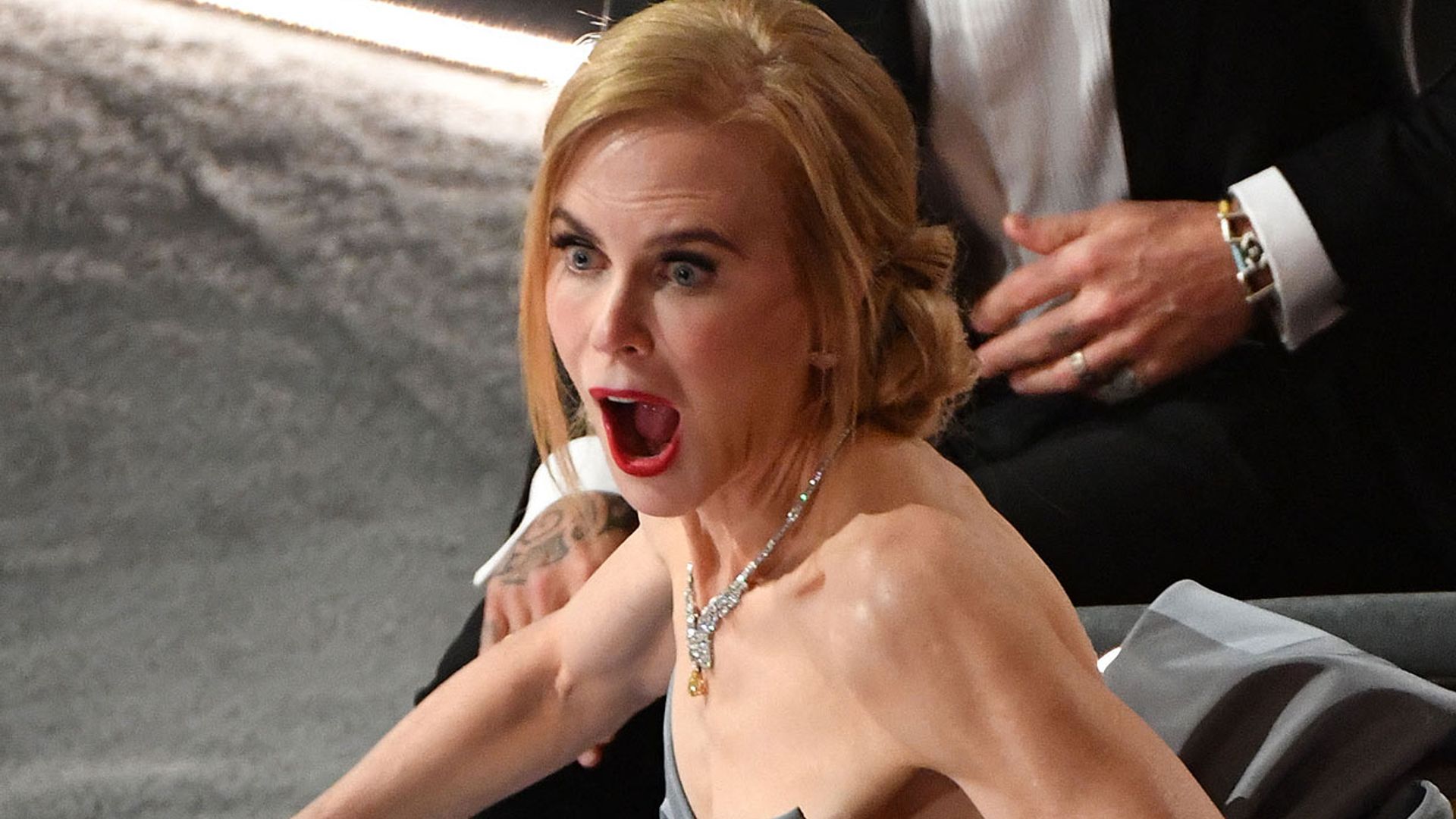 La historia detrás de la imagen viral de Nicole Kidman en los Oscar: ¿era su reacción al golpe de Will Smith?