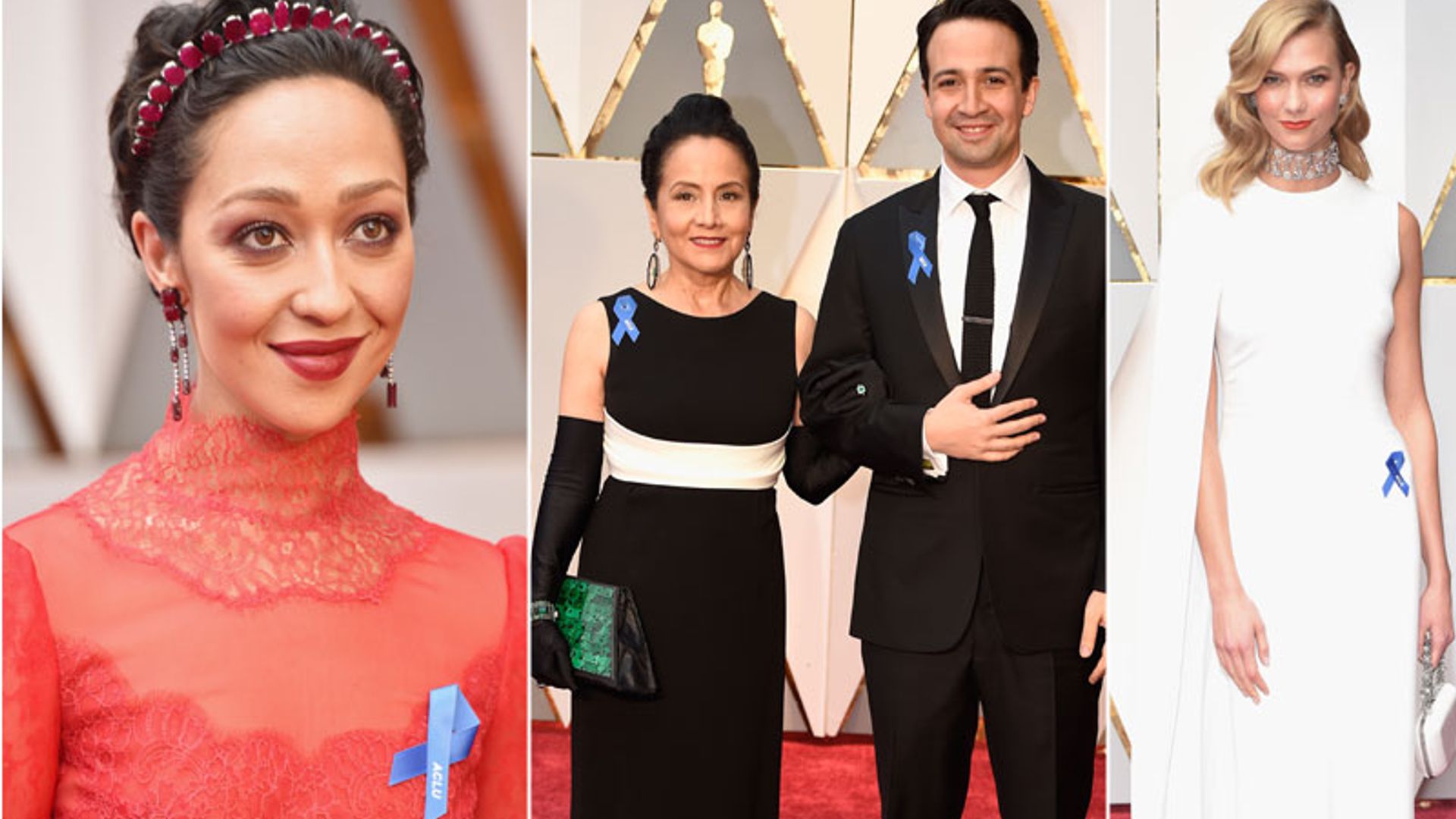 ¿Qué significa el lazo azul que han lucido las estrellas en los Oscar?