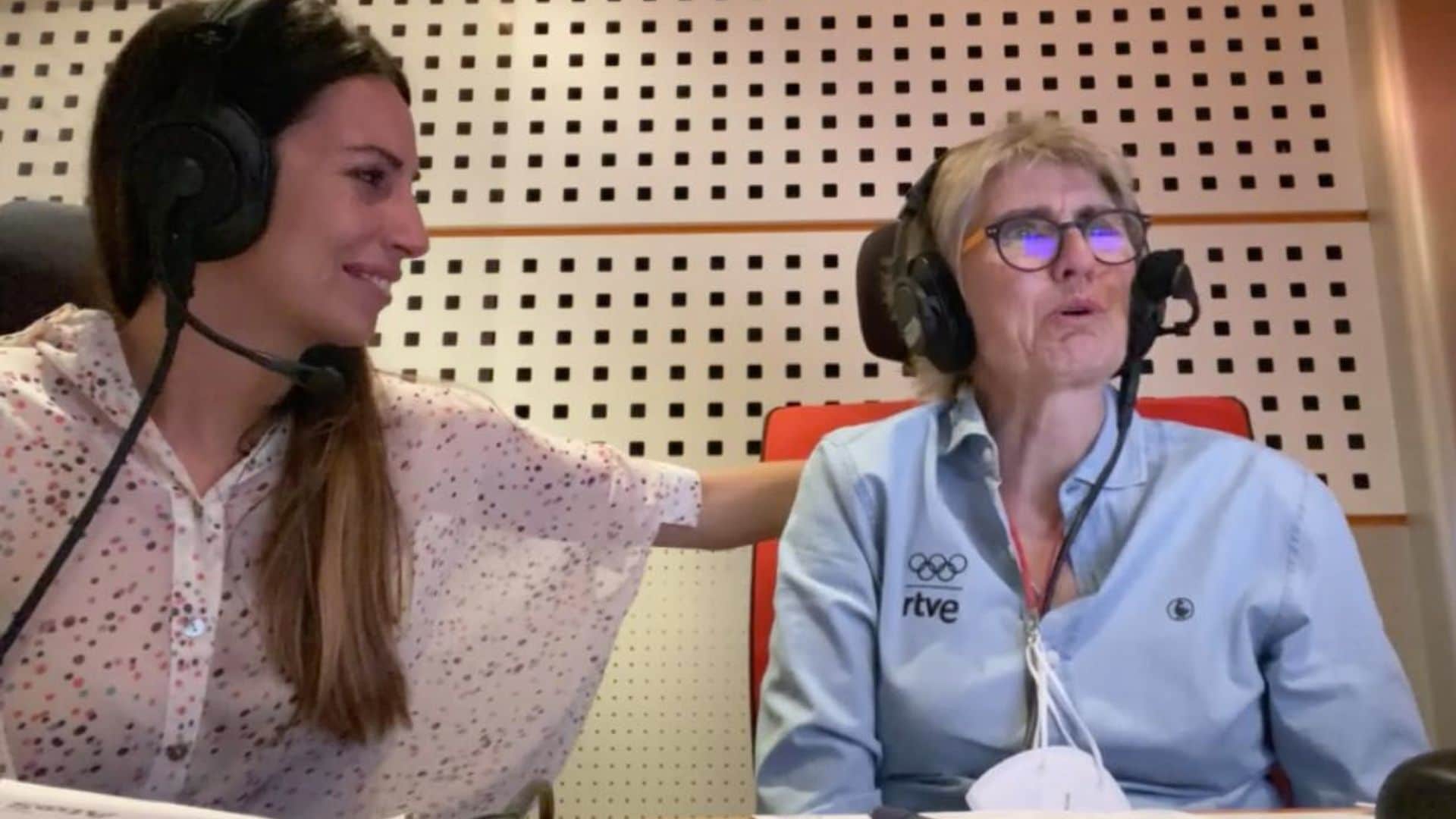 La emotiva despedida de Almudena Cid a Paloma del Río en su última retransmisión de los Juegos Olímpicos