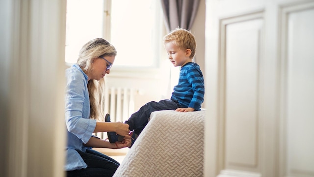 heredar zapatos infantiles