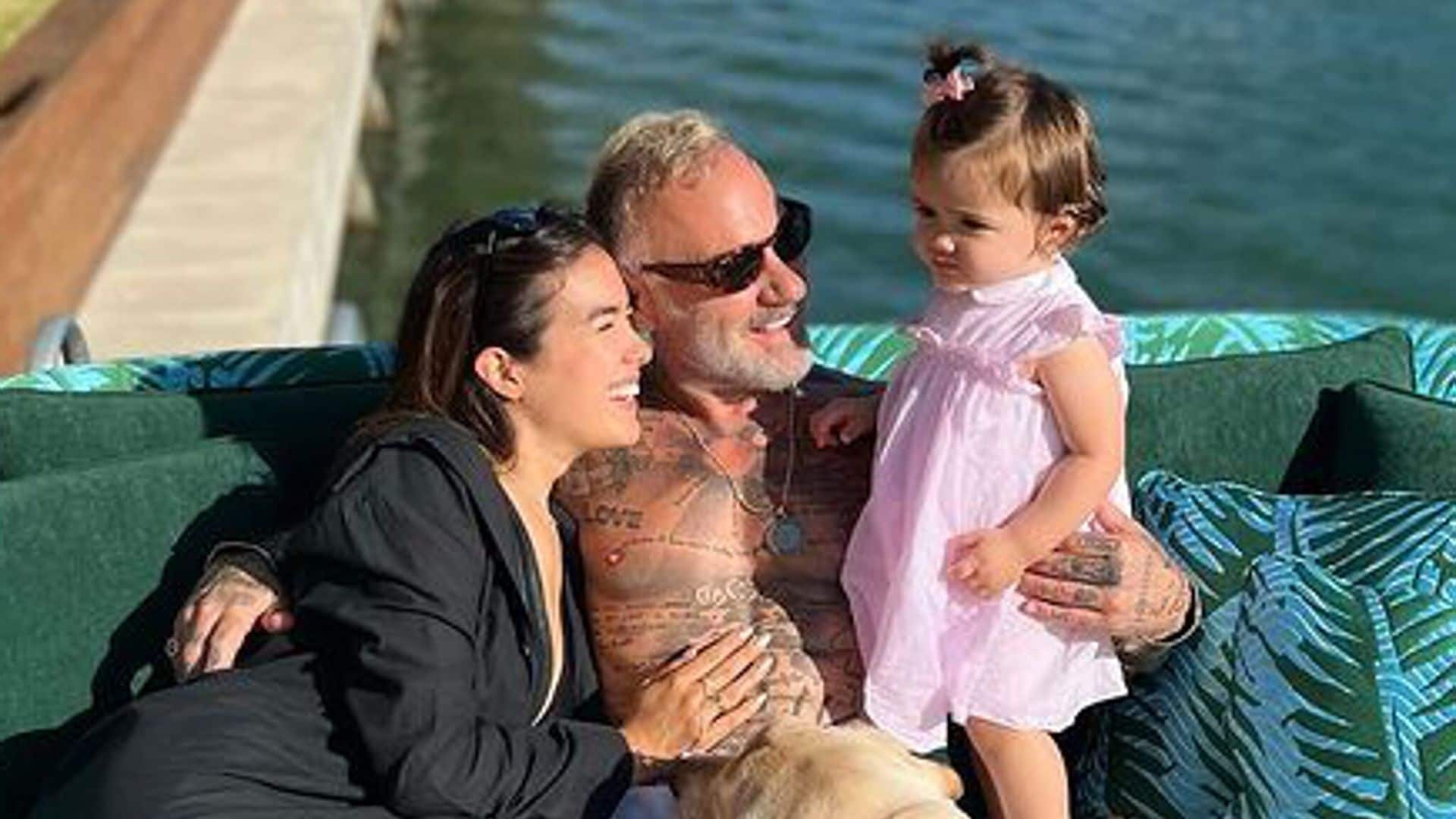 Blu Jerusalema, hija de Gianluca Vacchi y Sharon Fonseca, contagiada de COVID