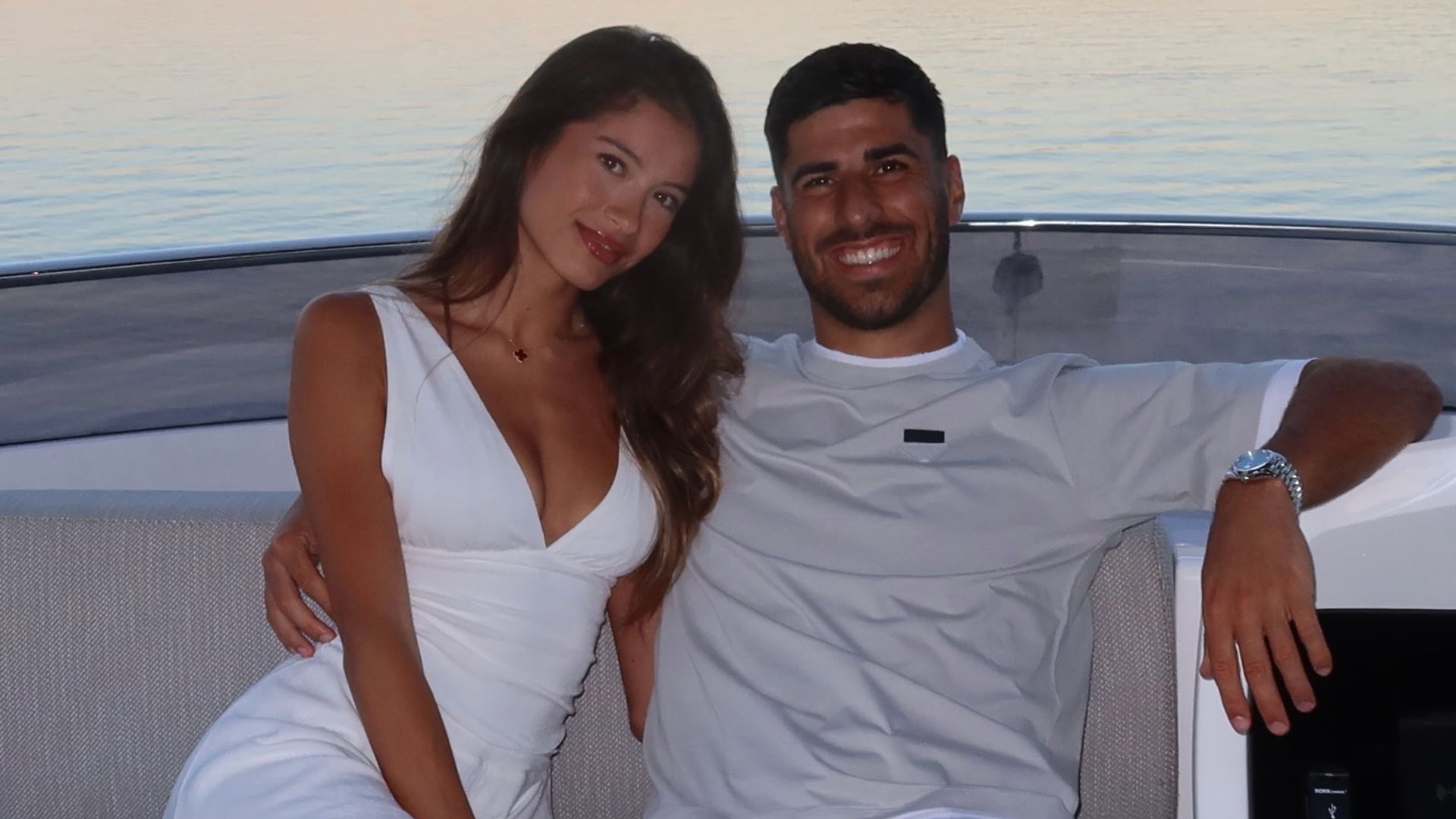 Lavinia León y Marco Asensio en una imagen de sus redes sociales