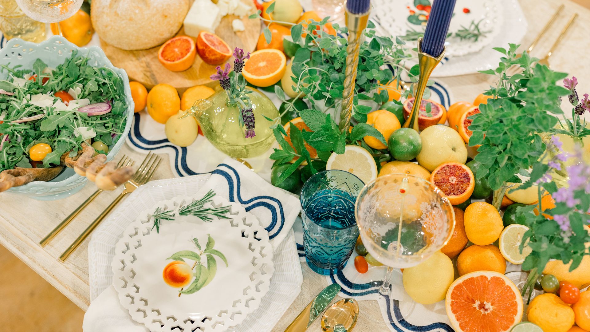 Frutas para las mesas de verano