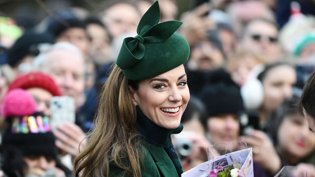 Kate Middleton en la misa de Navidad de Sandringham