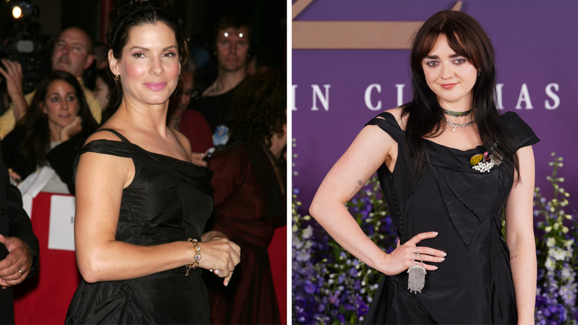 Sandra Bullock y Maisie Williams