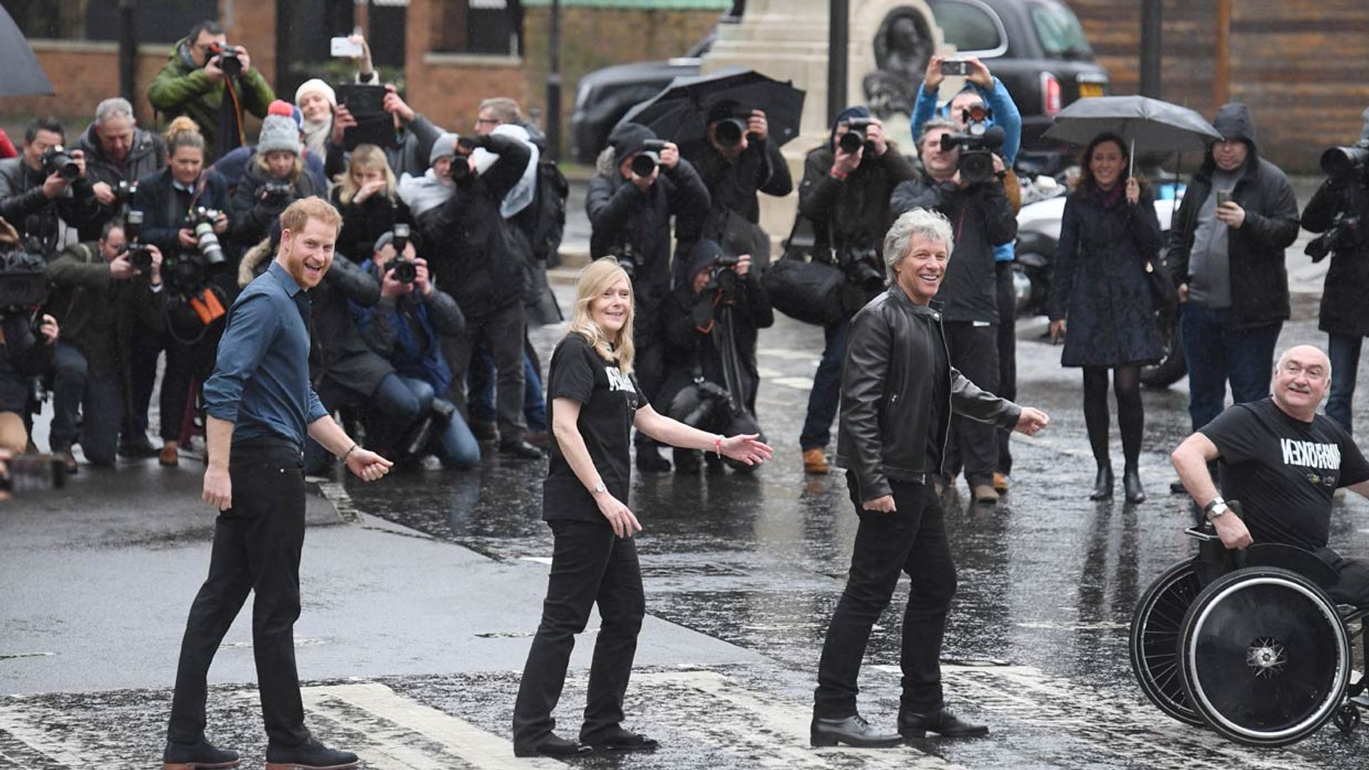 El príncipe Harry y Bon Jovi, el nuevo dúo musical