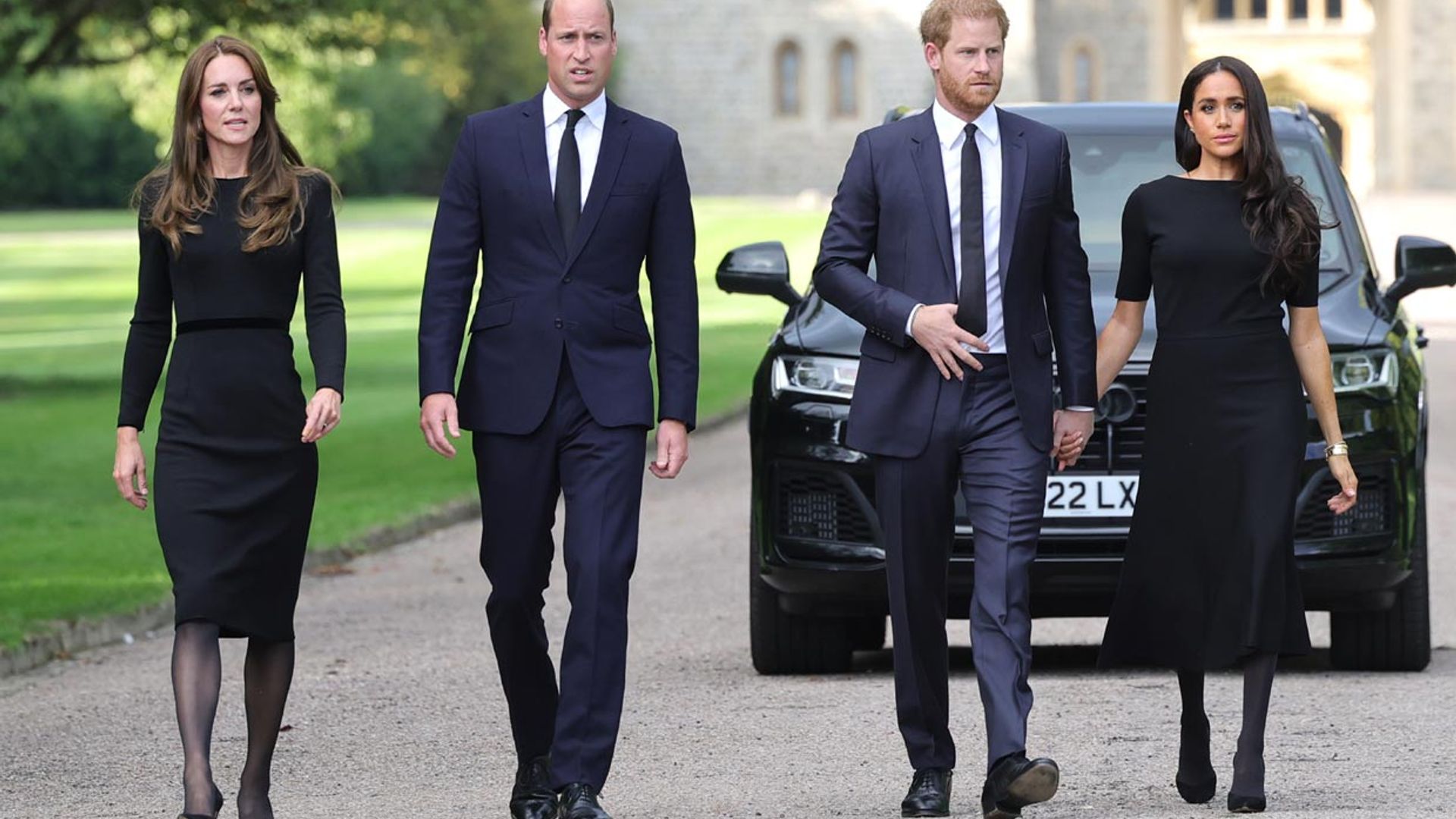 Las similitudes y diferencias entre los looks de Kate y Meghan en su reencuentro
