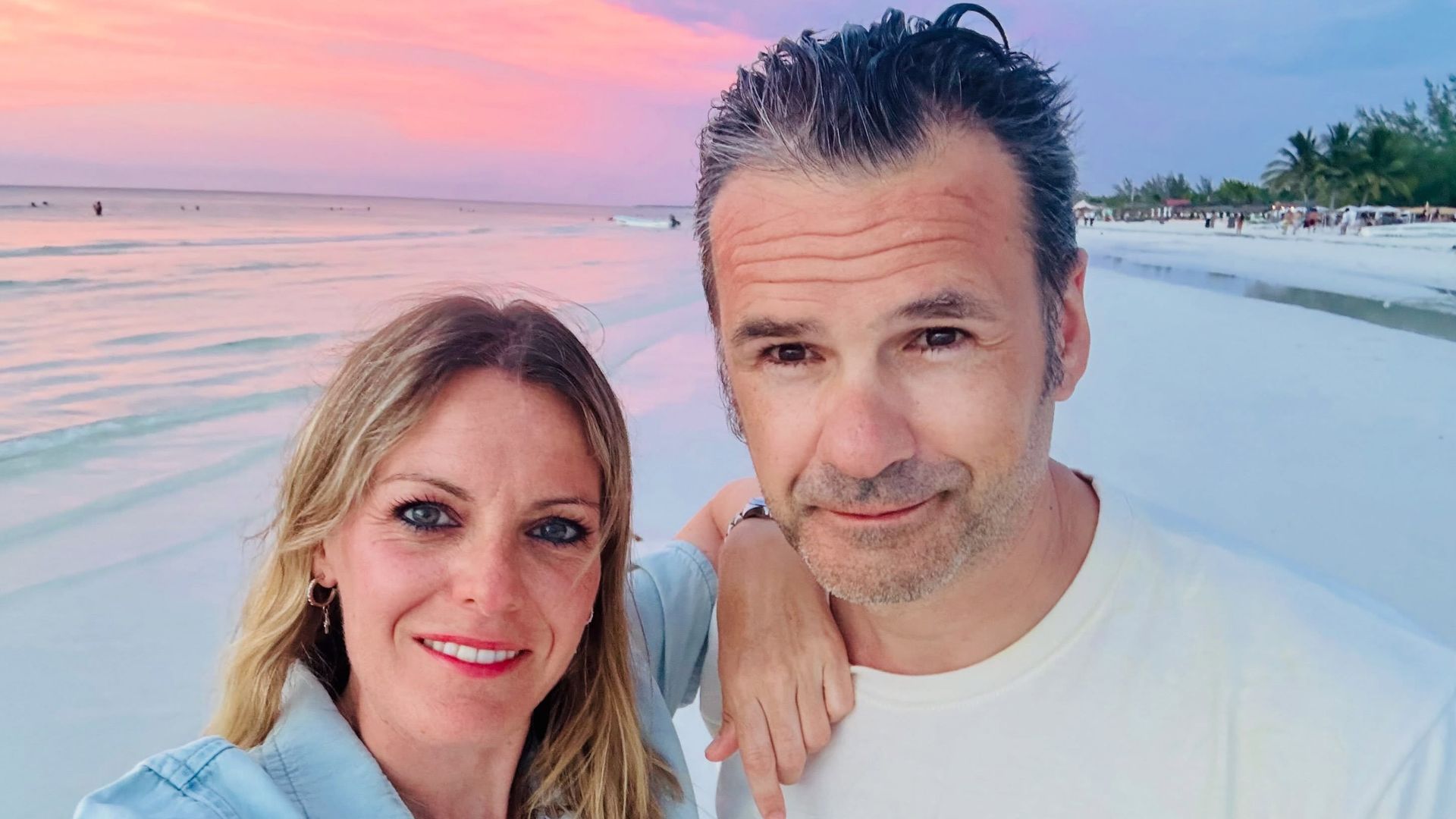 Andrea Ropero e Iñaki López, de vacaciones en México