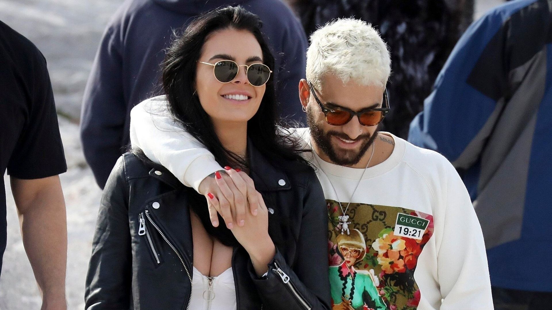 Maluma y su nueva novia, Vivien Rubin, muy cariñosos en Grecia - fotos