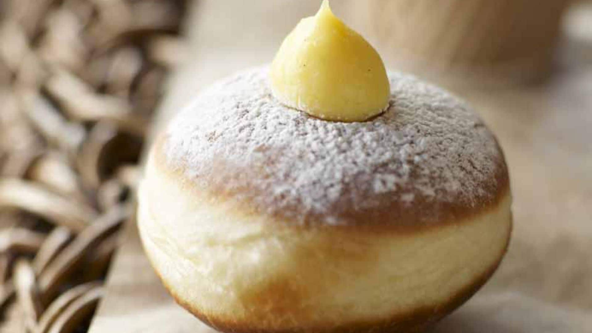 Berlina rellena de crema