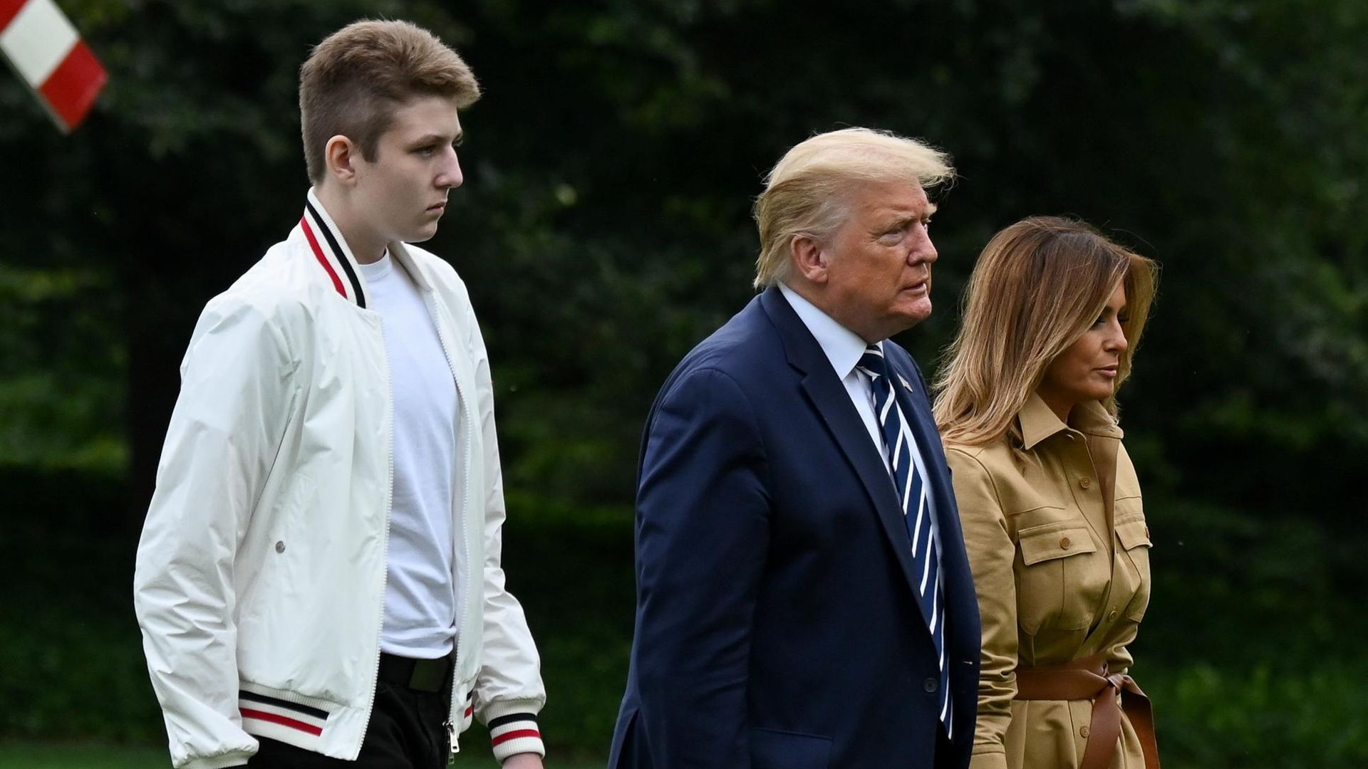 Barron Trump sorprende por lo alto que luce a sus 16 años