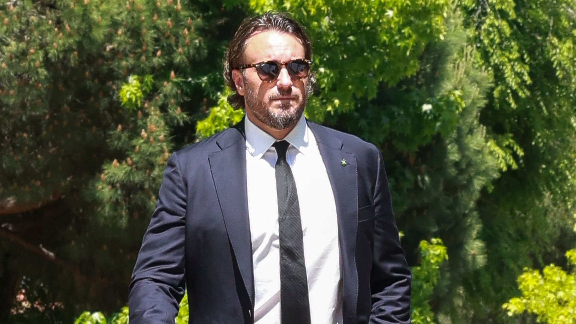 Francisco de Borbón von Hardenberg en el entierro de su padre