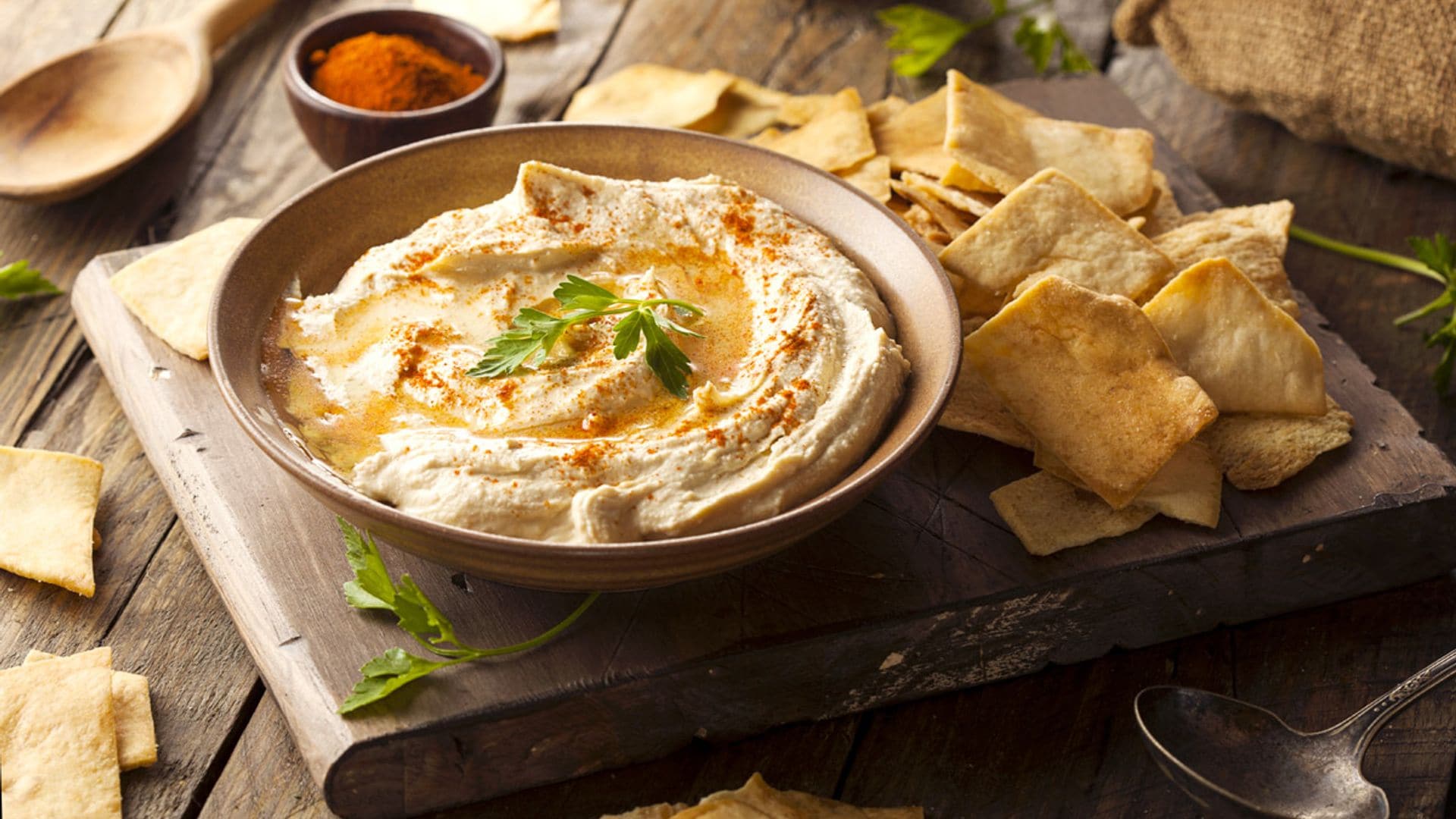 'Dip' de hummus de garbanzos