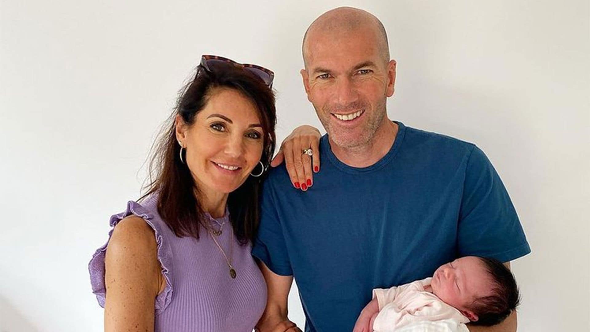La felicidad de Zinedine Zidane al convertirse en abuelo a los 49 años