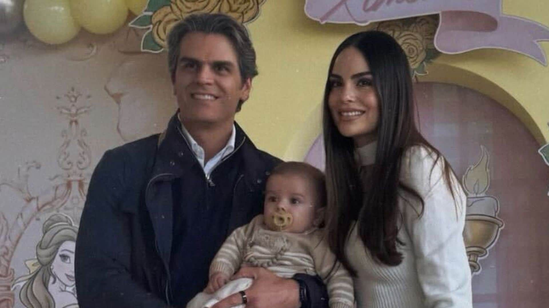 Ximena Navarrete y Juan Carlos Valladares celebran a su hija Ximena