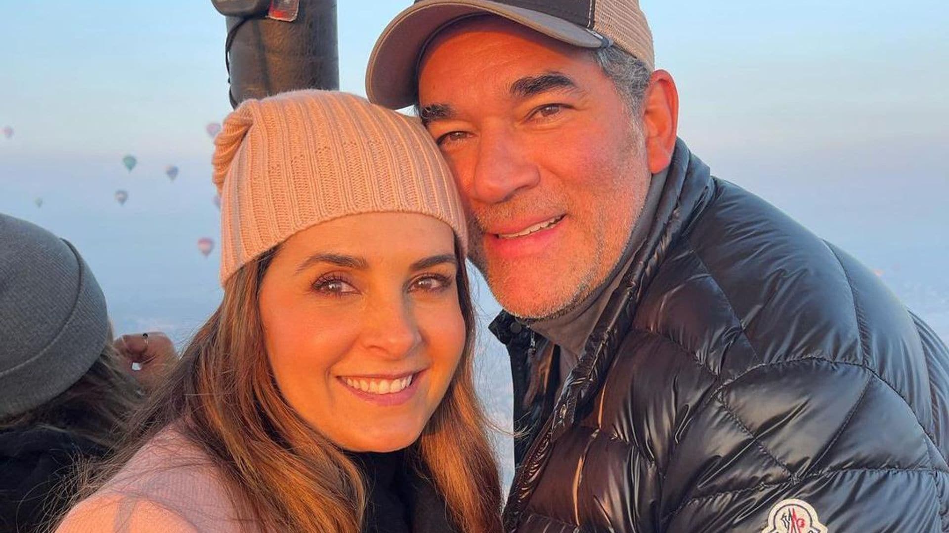 Eduardo Santamarina y Mayrín Villanueva recorren Europa de la mano del hijo del actor