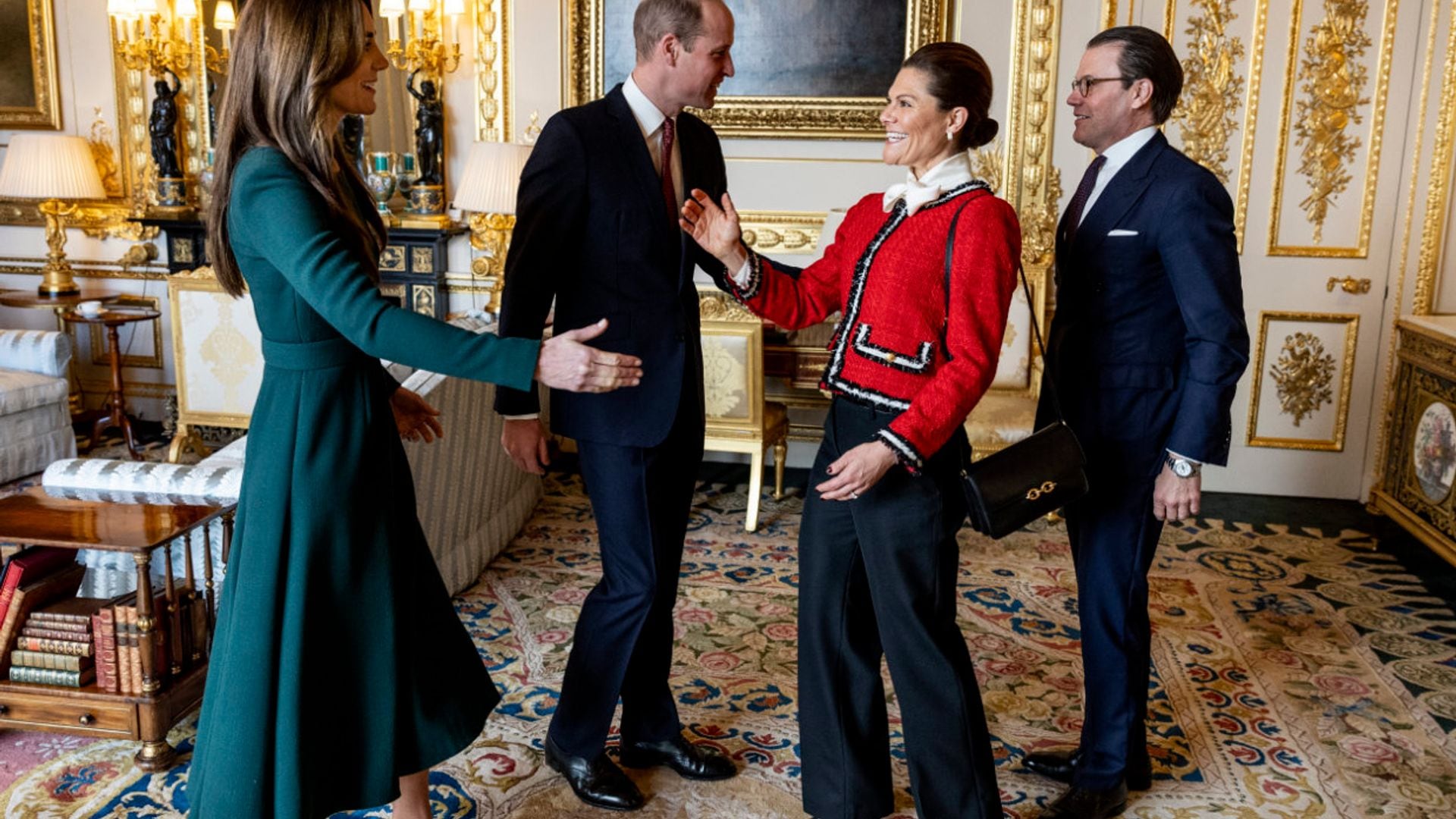 ¡Cumbre de herederos! Los príncipes de Gales reciben a Victoria y Daniel de Suecia en el Castillo de Windsor