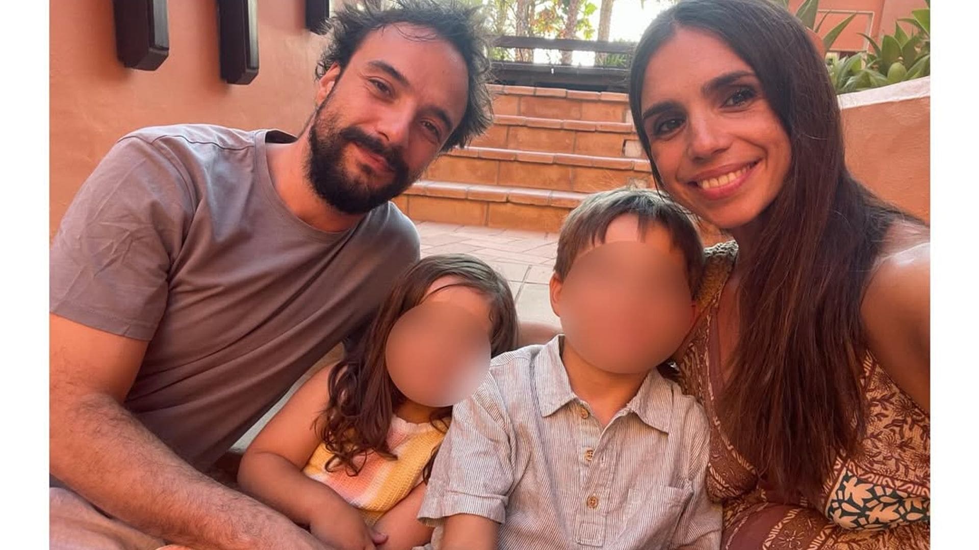 Elena Furiase y Gonzalo Sierra, vacaciones en familia: "La armonía se parece mucho a esto"