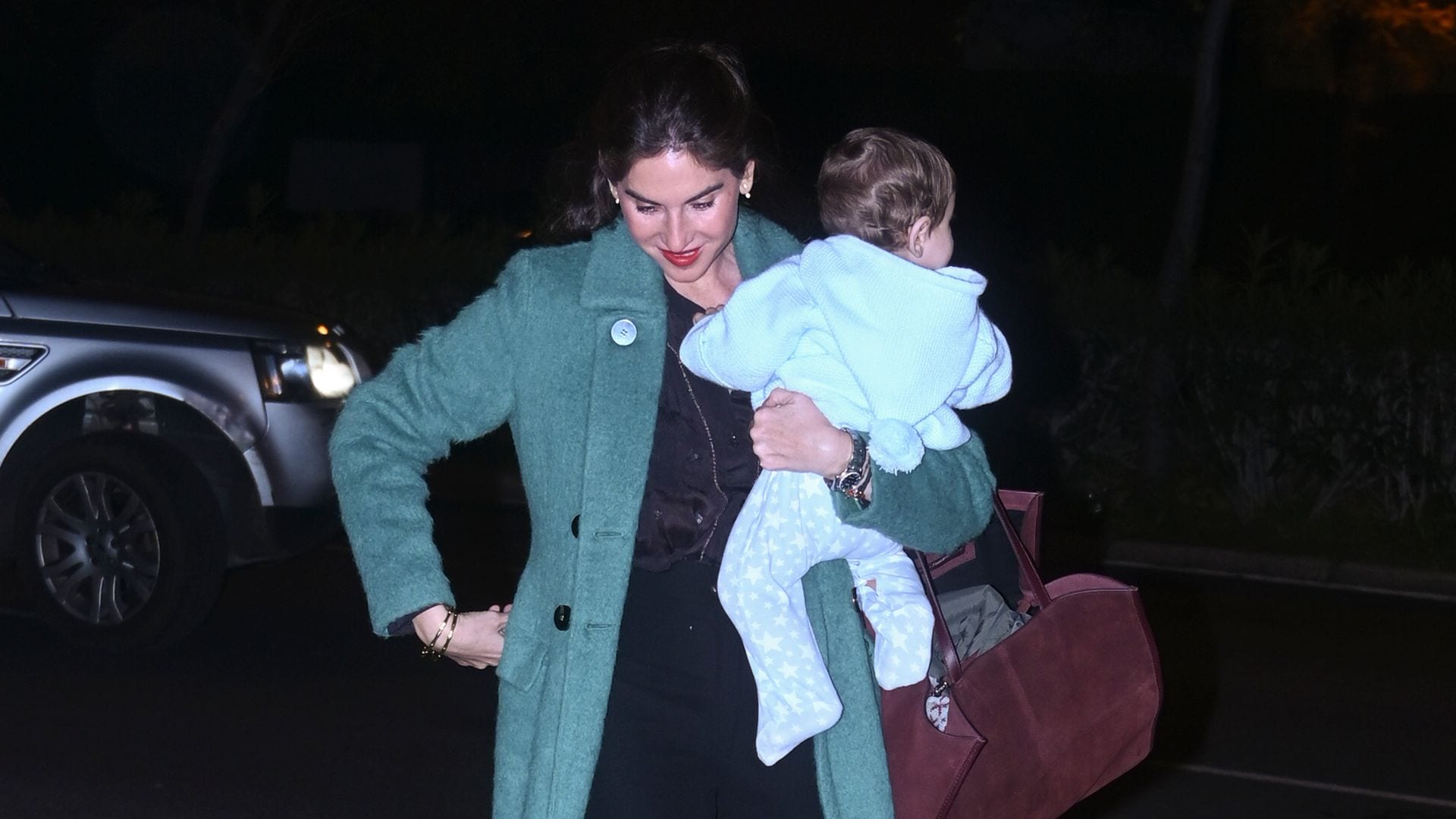 Lourdes Montes con su hijo Nicolás