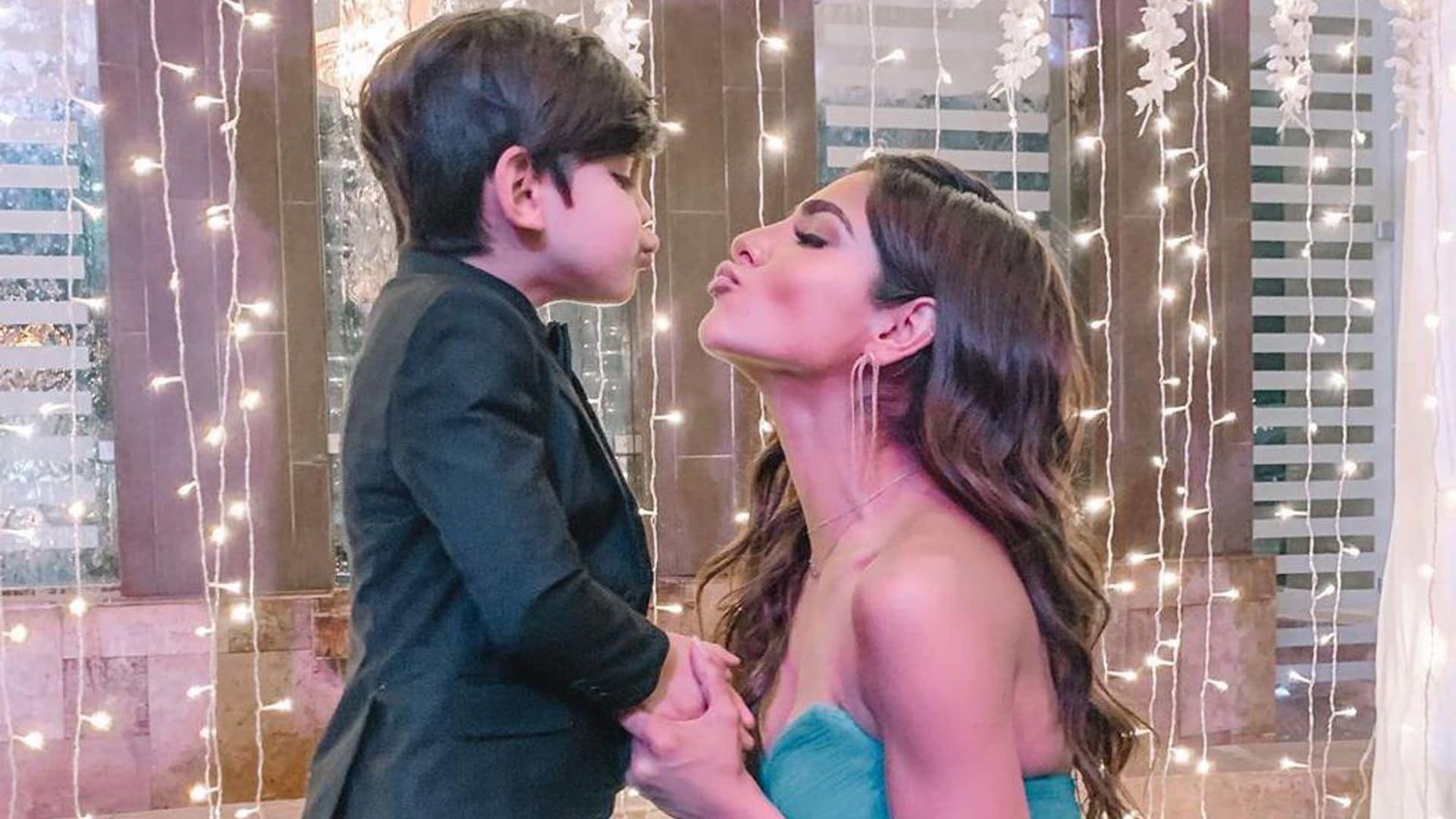 Alejandra Espinoza se pone nostálgica y celebra por adelantado el cumpleaños de su hijo, Matteo