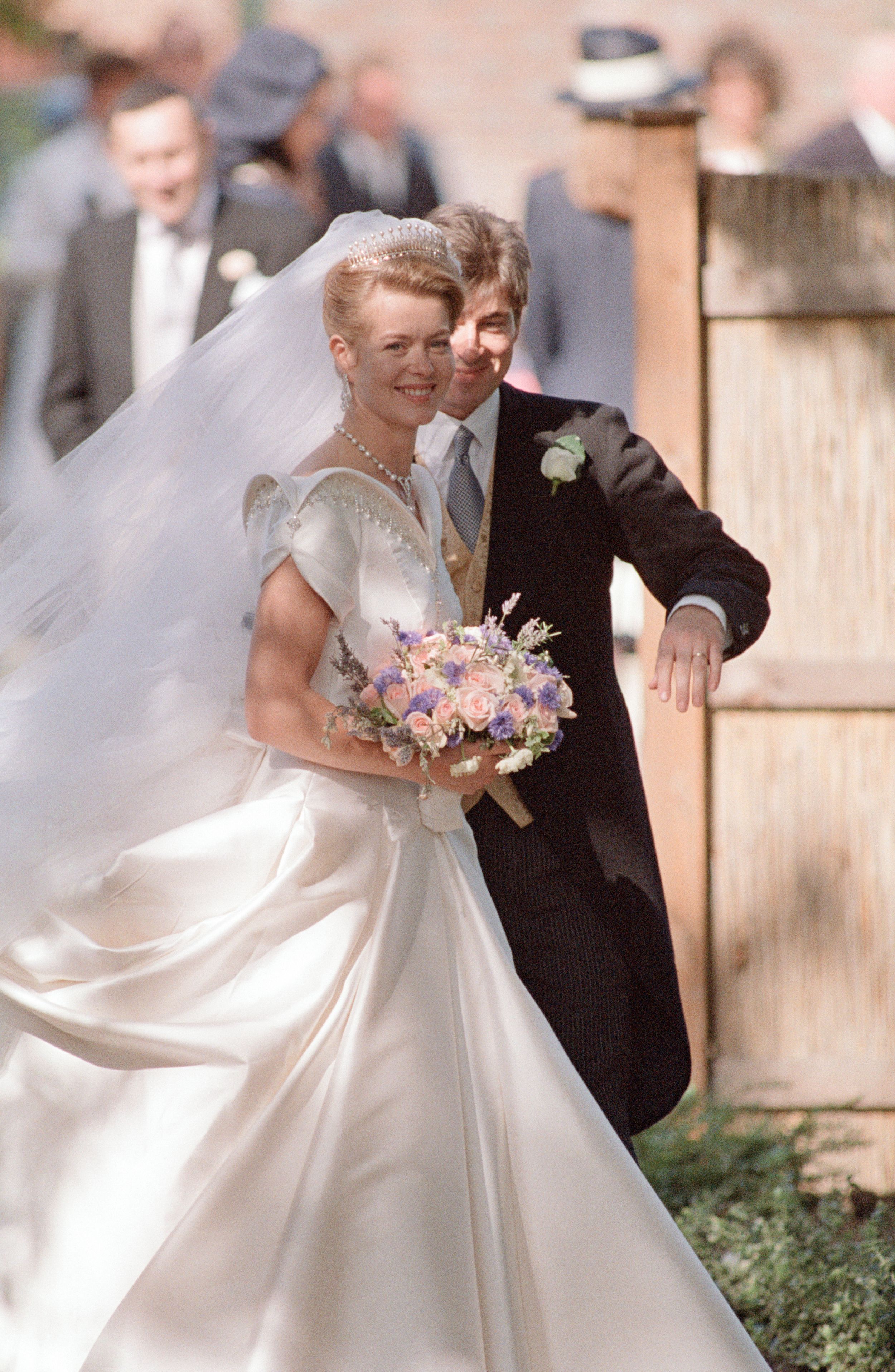 Lady Helen Windsor el día de su boda con Timothy Taylor