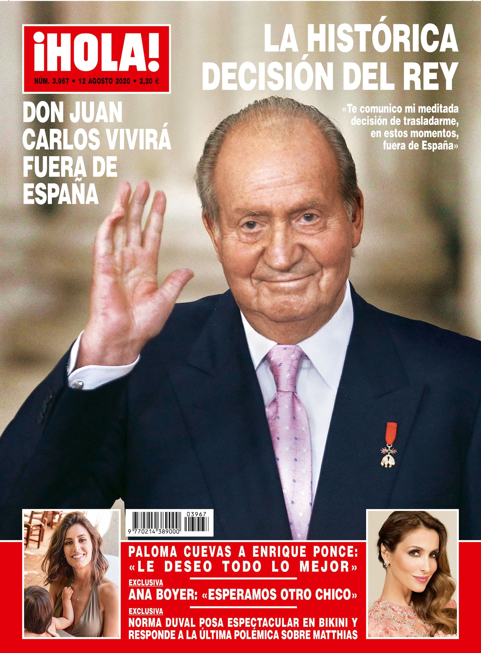 La portada de ¡HOLA! con la noticia