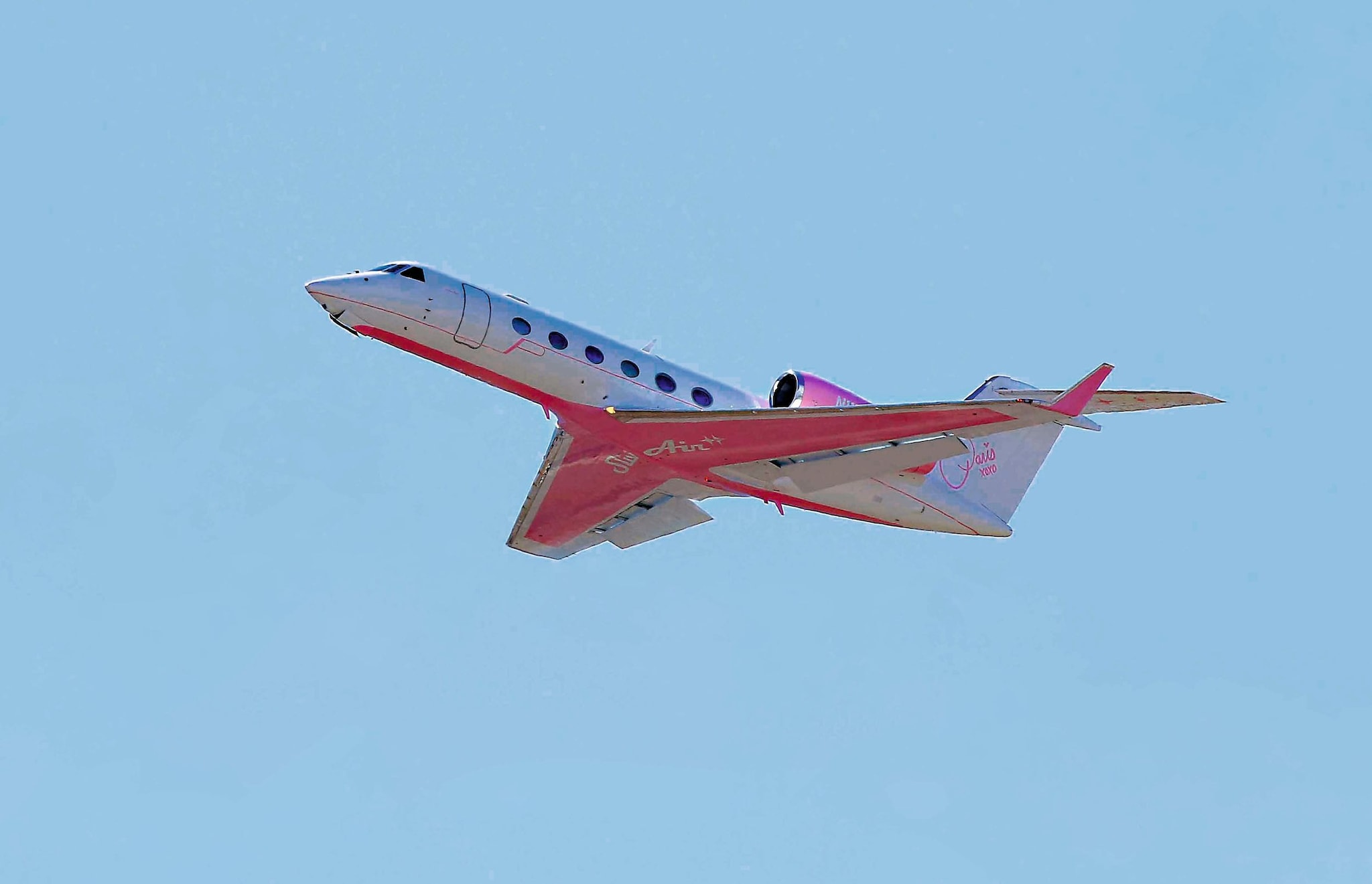 El "jet" personalizado Sliv Air, un Gulfstream G450 completamente renovado