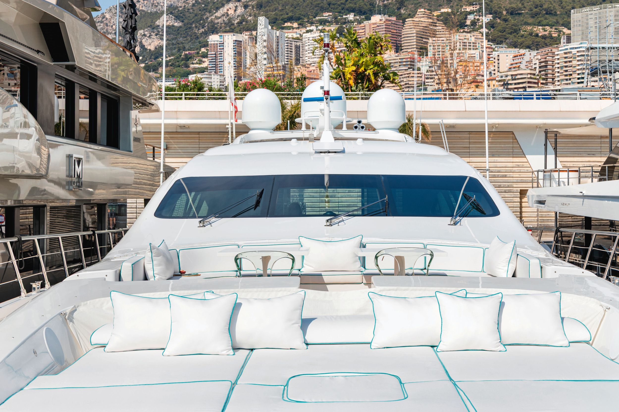 Su nuevo yate, un Mangusta 130, de 40 metros de eslora