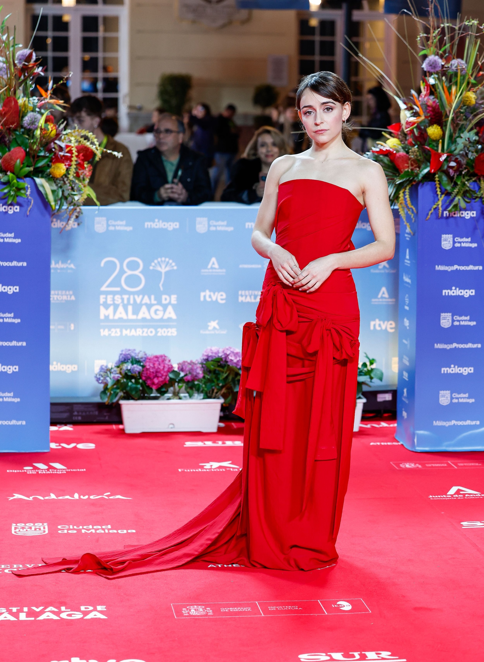 Actress Lucia Caraballo at photocall during the 28 edition of Malaga Film Festival in Malaga on Friday, 21 March 2025.
